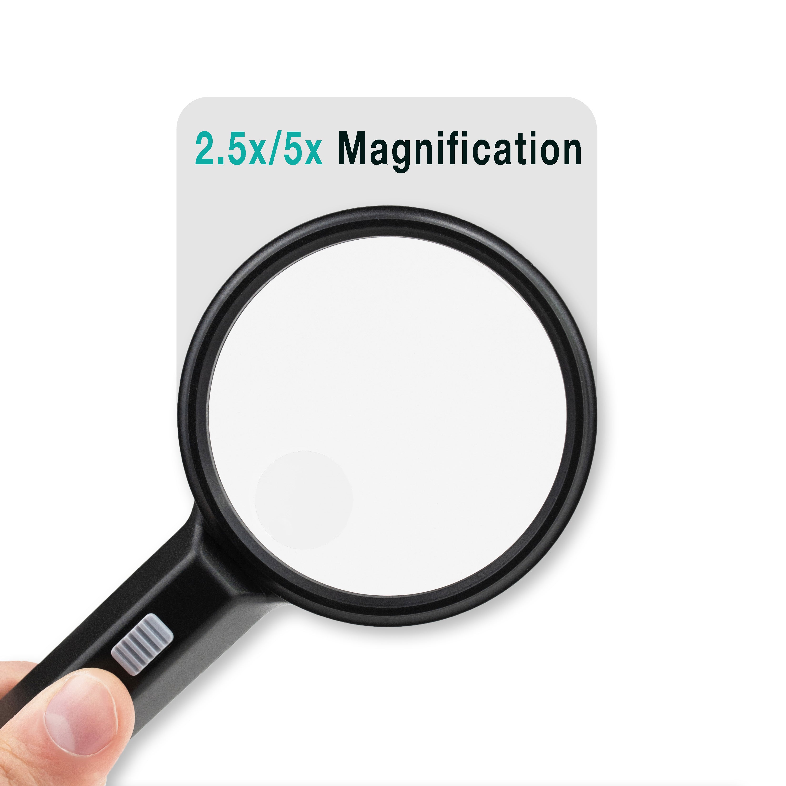 2.5x/5x Illuminated Magnifier w/LED