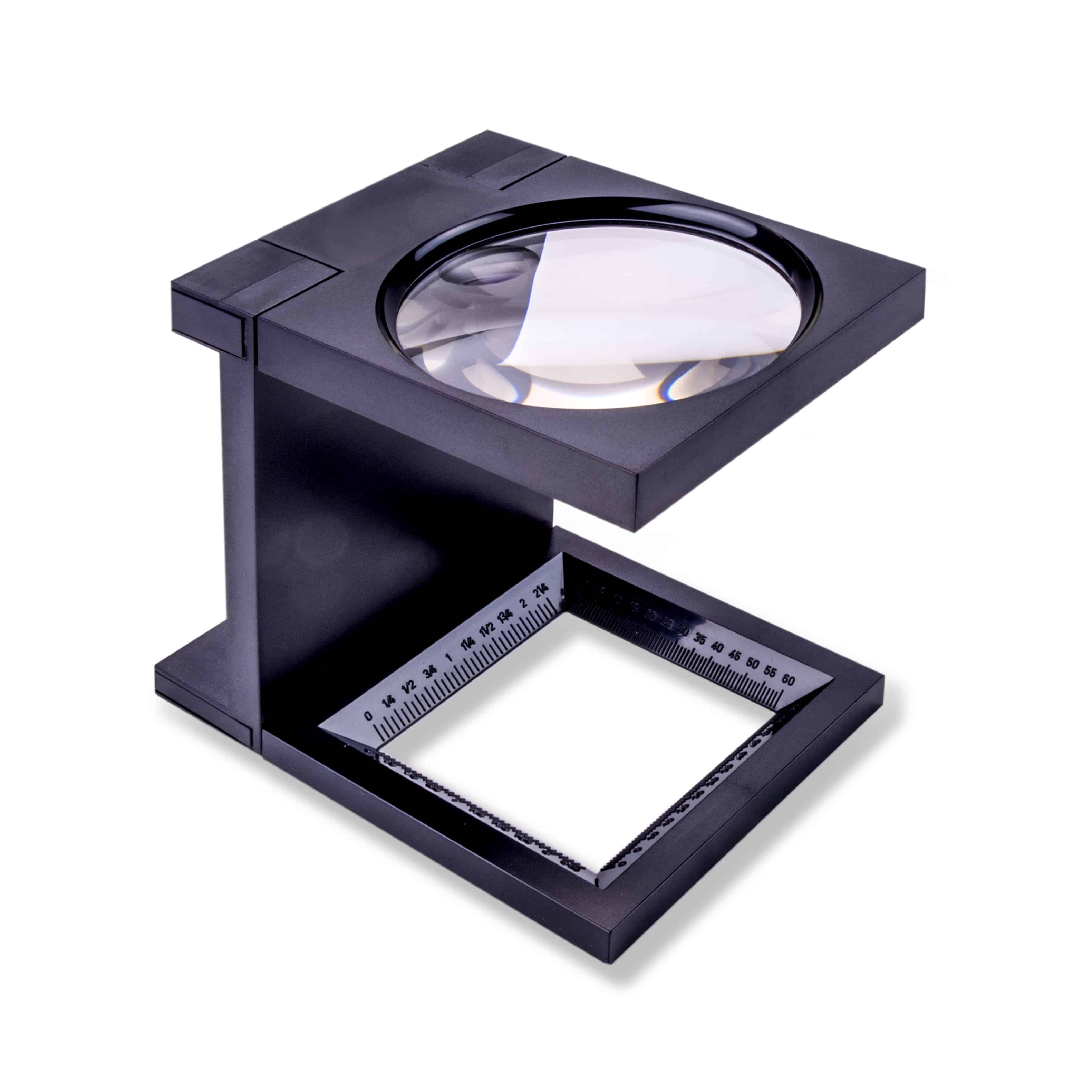 2.5x/4.5x Folding Linen Tester Magnifier