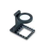 6.5x Metal Frame Folding Linen Tester Magnifier