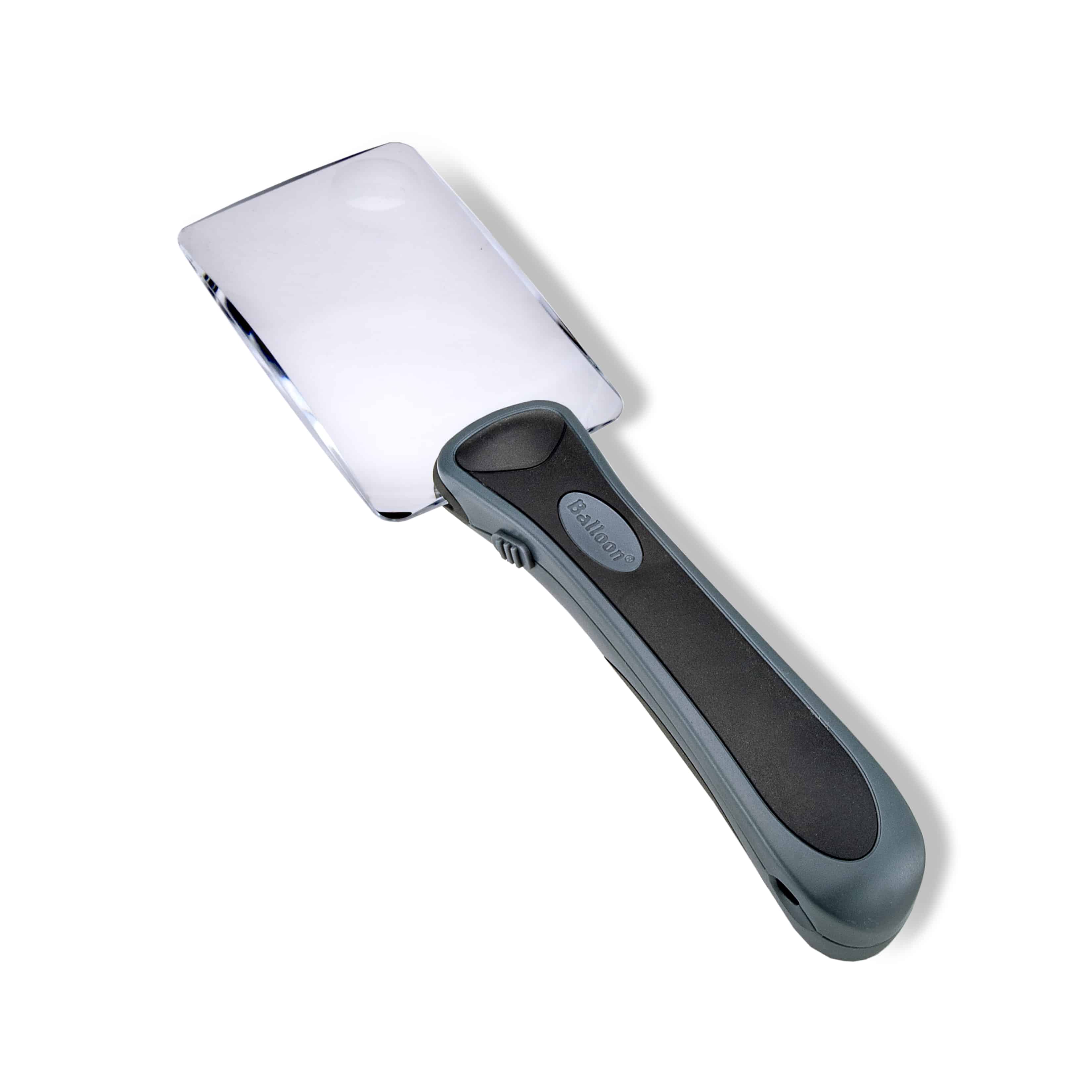 2x/6.5x Rimless Magnifier w/LED