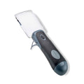 2x/6.5x Rimless Folding Handle Magnifier w/LED
