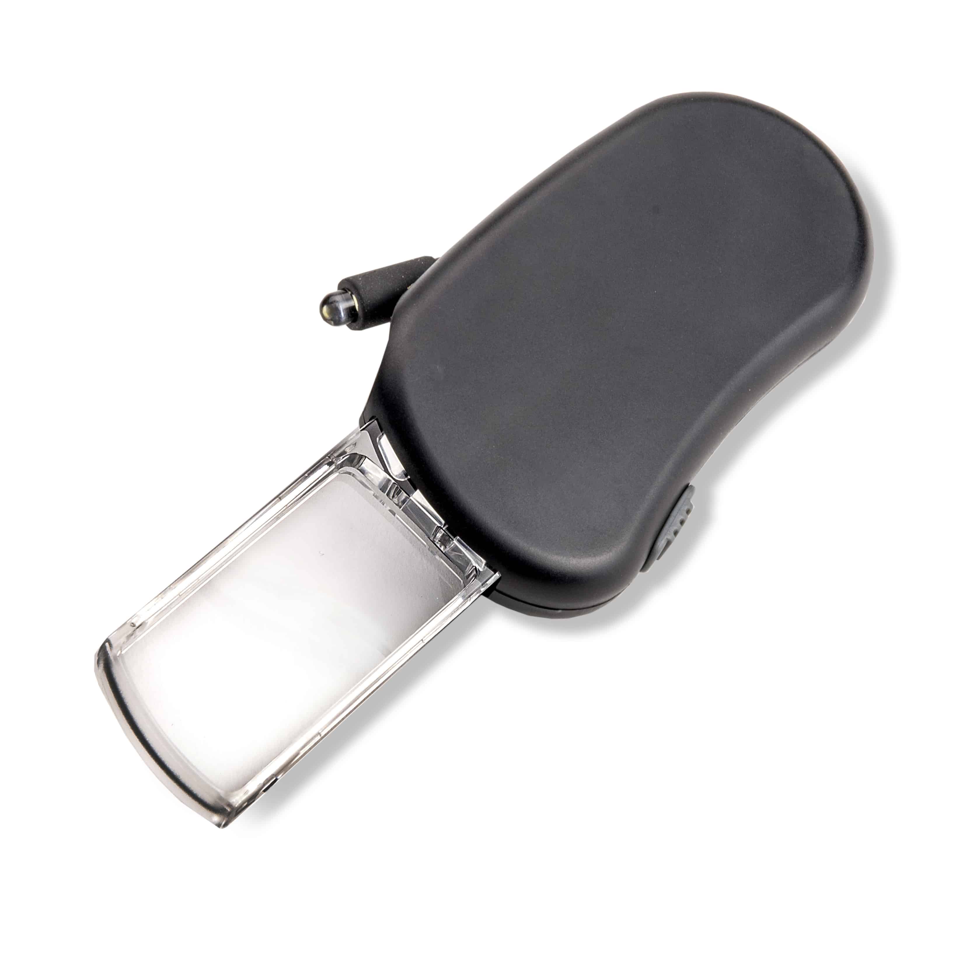 2.5x Retractable Magnifier w/ LED (Red)